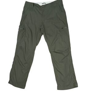 LL Bean Women's Swift Ascent Rip Stop Olive Green Hiking Pants Lightweight SZ16